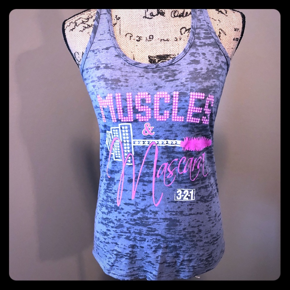 Muscles & Mascara Racerback. NWOT.
